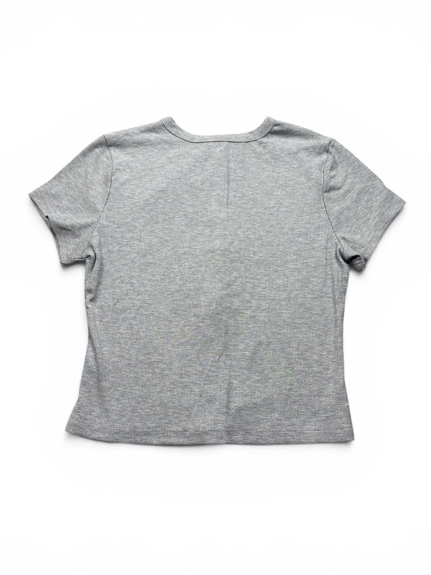 Button Up Ribbed Top
