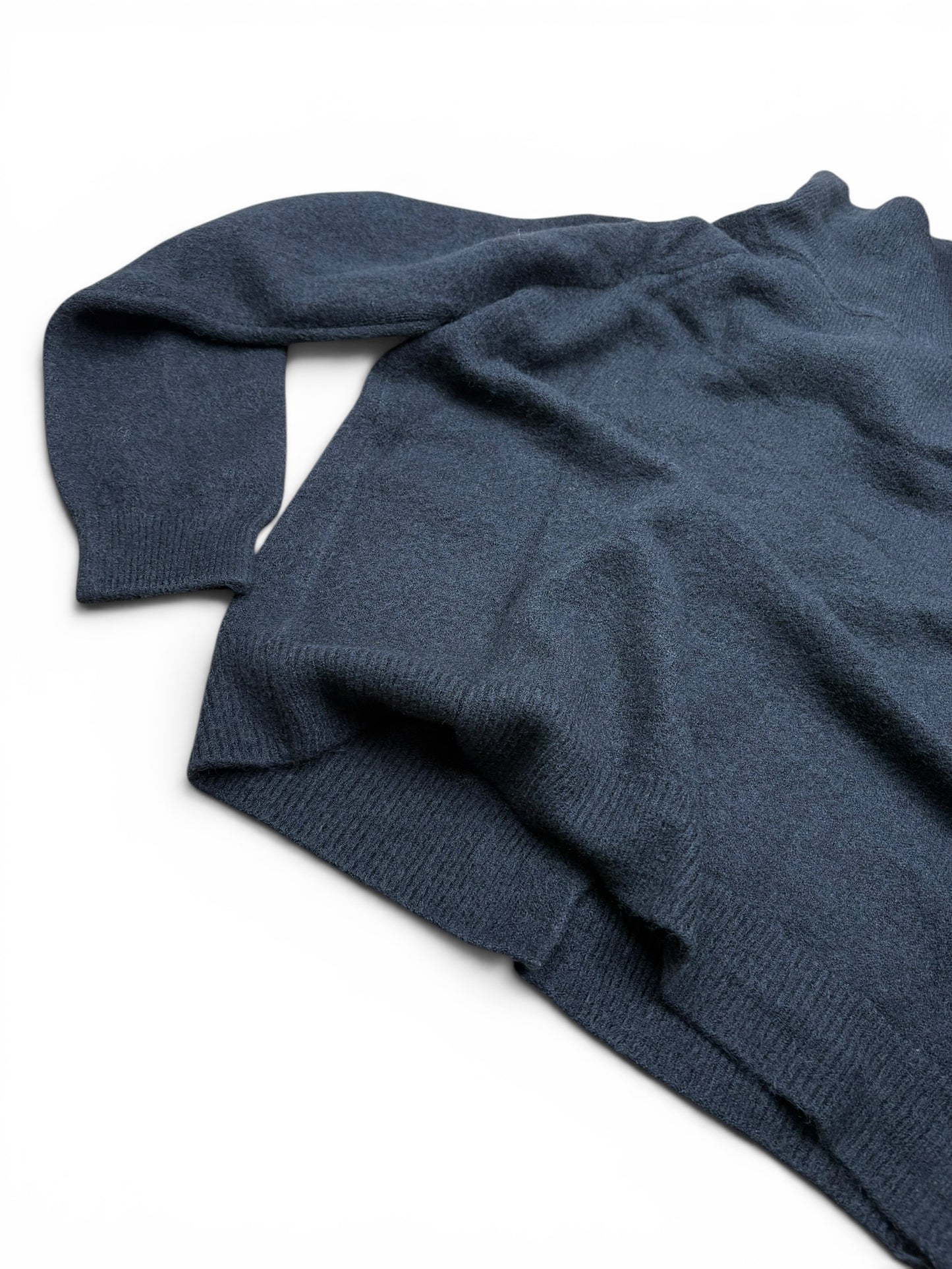 Button Up High Neck Knit Cardigan