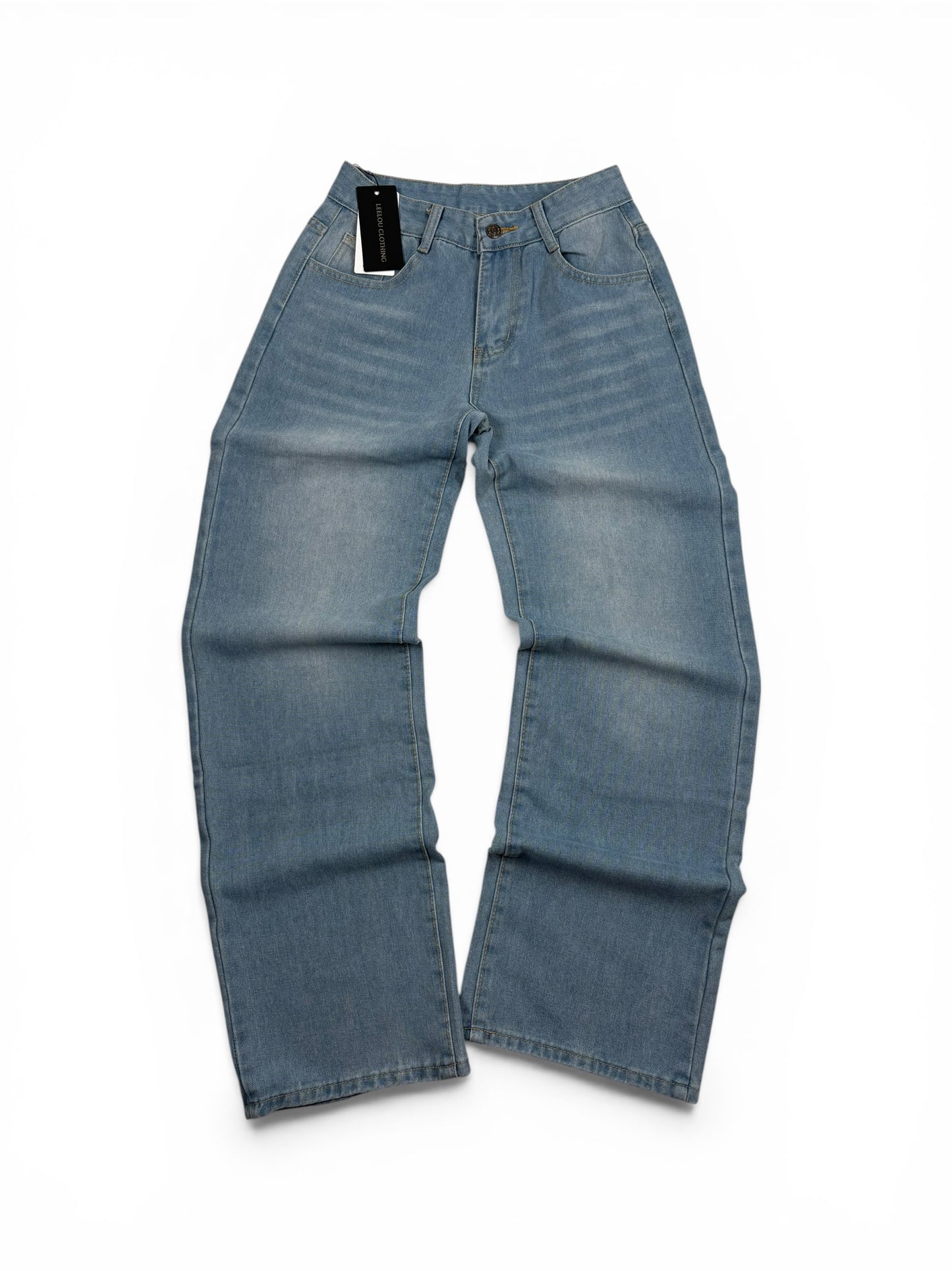 Leopard Star Pocket Jeans