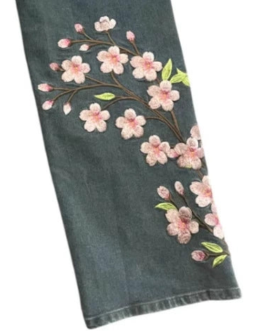 Get 60% off Flowers Jeans today only 🌸👖