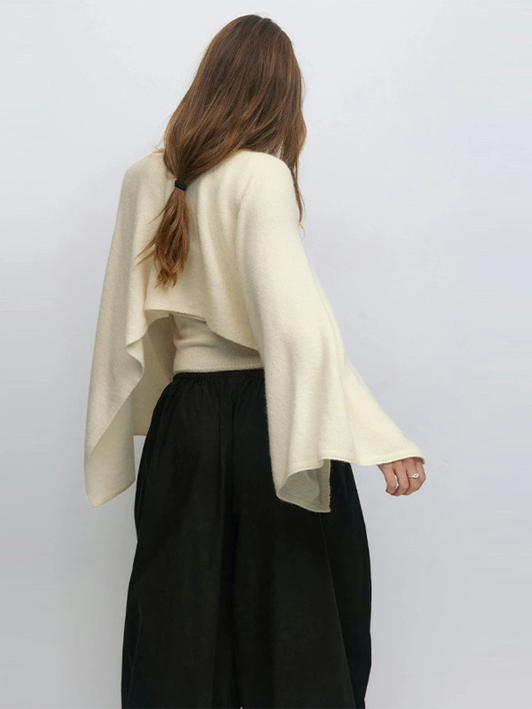 Get 60% off Knitted Cape Top Today Only ☕