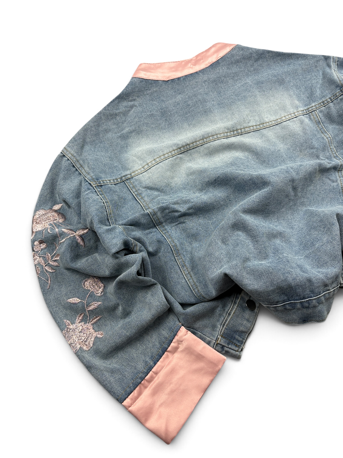 Pink Embroidered Jacket Asian Style 🎀