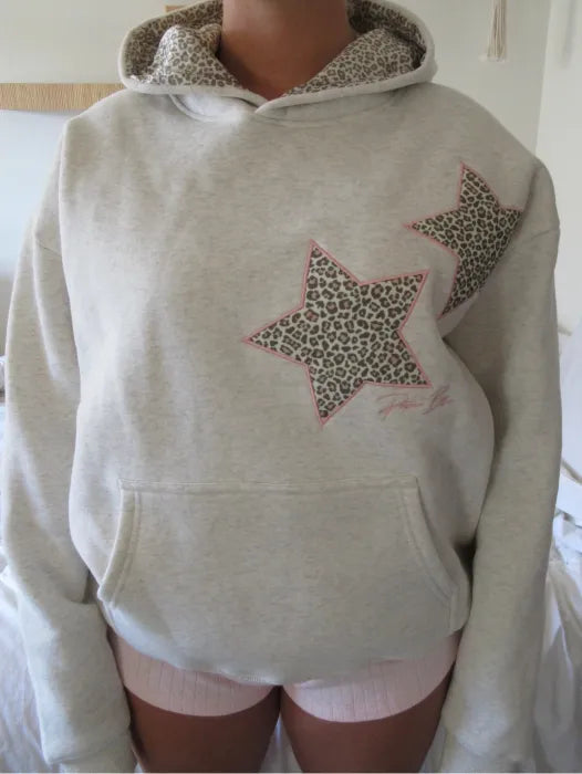 Get 60% off Star Leopard Hoodie today only ⭐