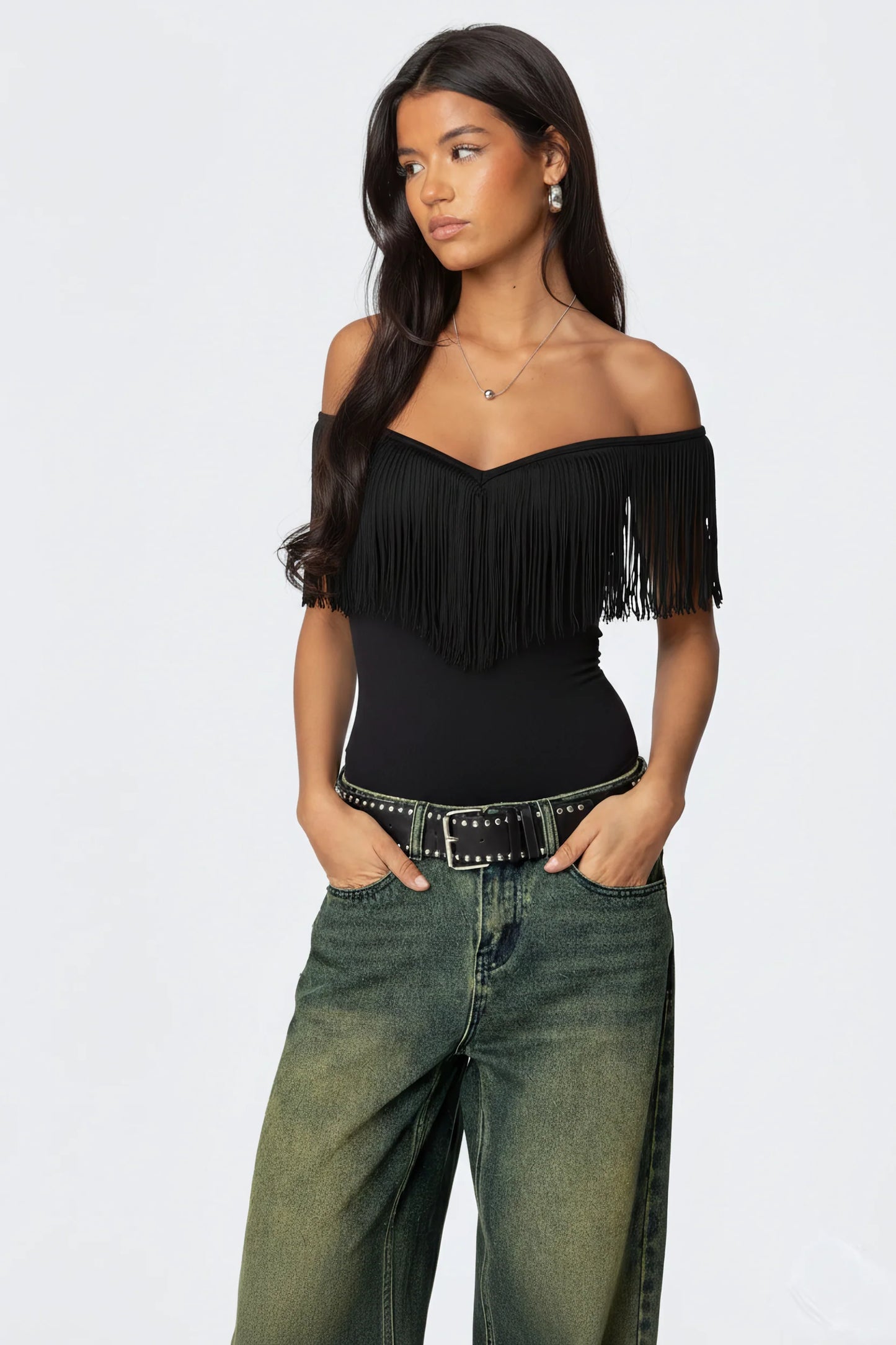 Get 60% Off Fringe Top Today Only ✨🖤