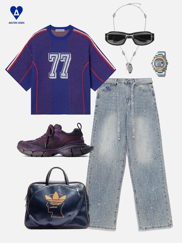 Get 60% off Y2K Rhinestone Jeans today only ✨