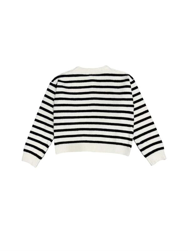 Get 60% off Cozy Stripe Knit today only ❤️🤍