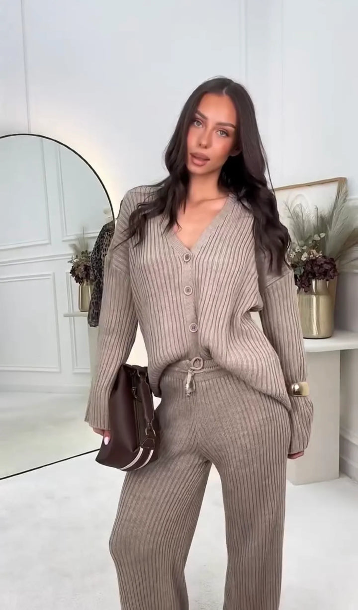 Get 70% off Ribbed Francesca Pants today only 🤎