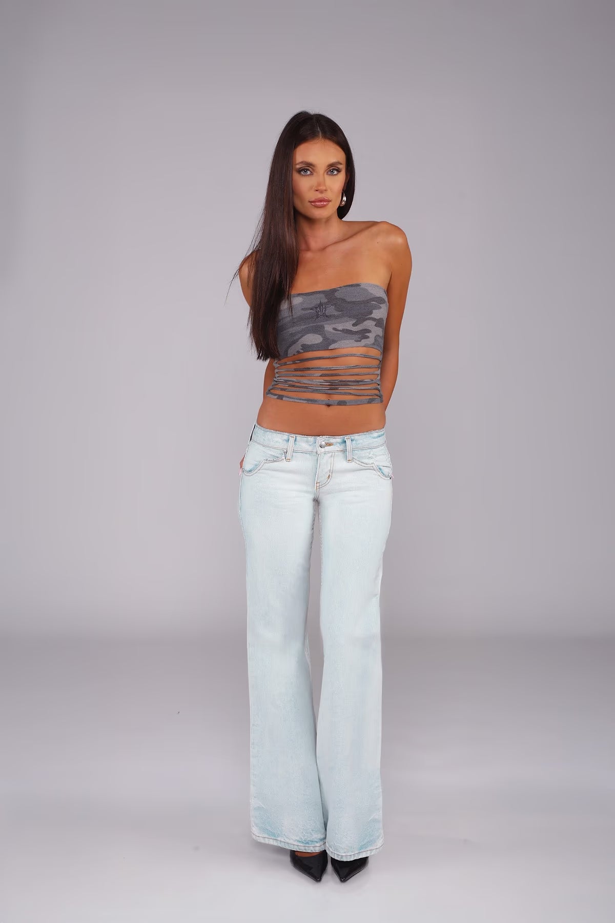 Get 60% off Low-Rise Wide Leg Jeans today only 👖✨