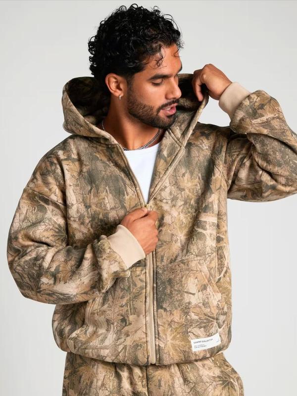 Profitez aujourd'hui seulement de 60 % de réduction sur le sweat à capuche zippé camouflage 🪖