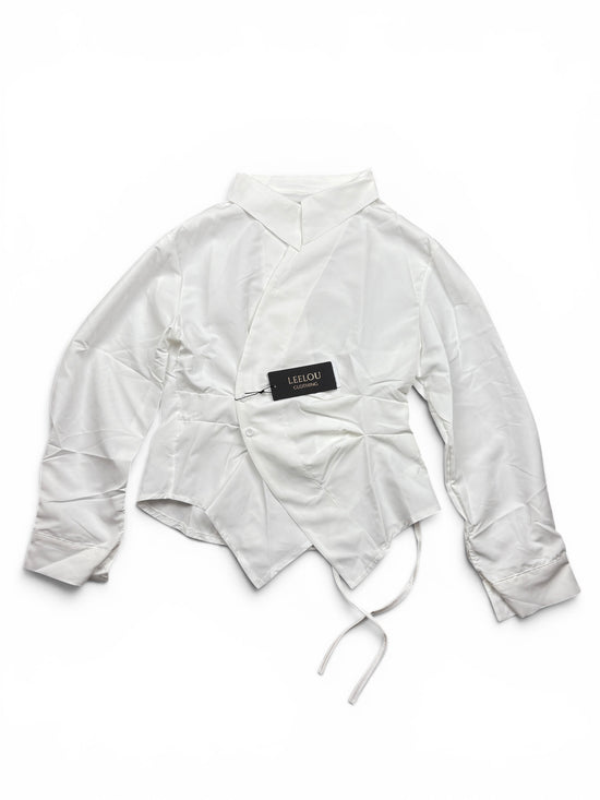 Asymmetrical Wrap Shirt