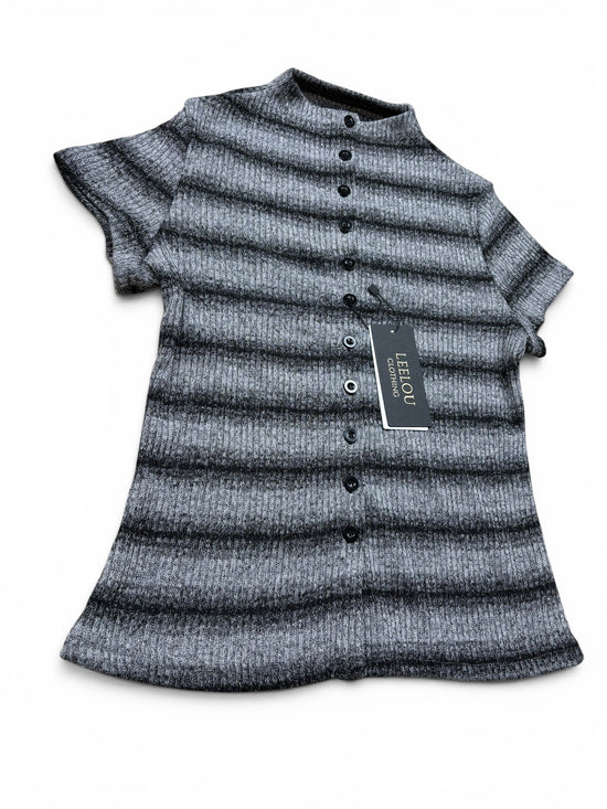 Button Up Ribbed Top