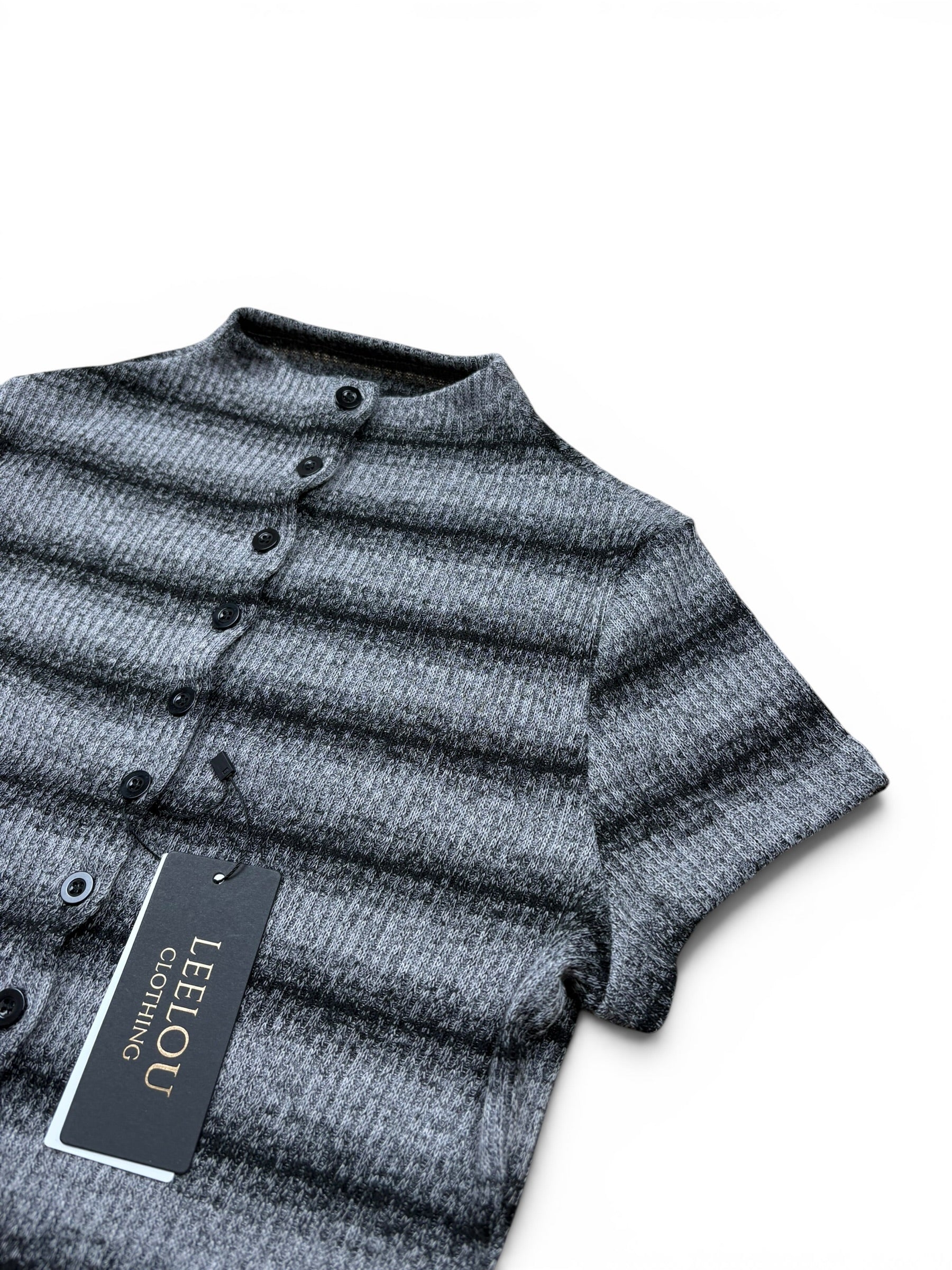 Button Up Ribbed Top