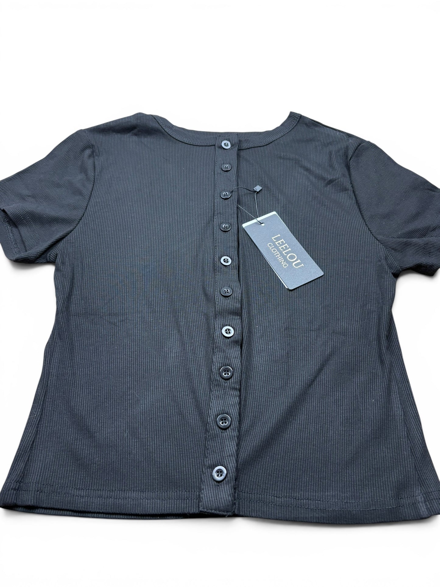 Button Up Ribbed Top