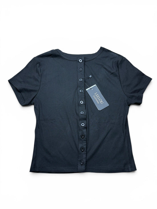 Button Up Ribbed Top