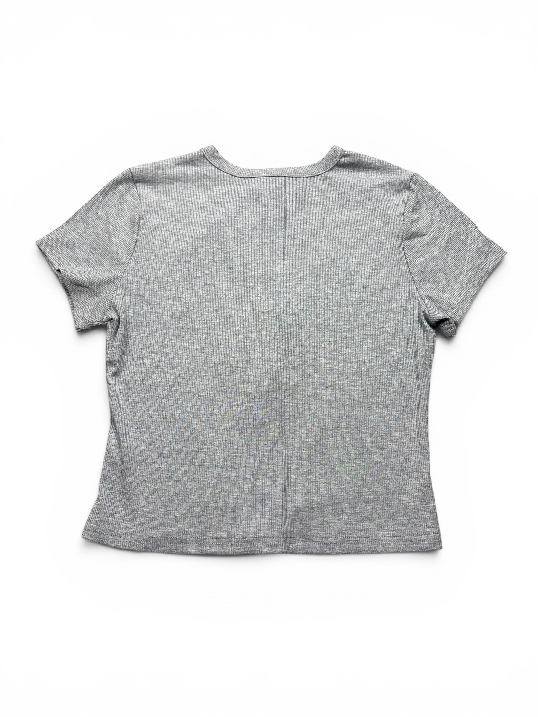 Button Up Ribbed Top