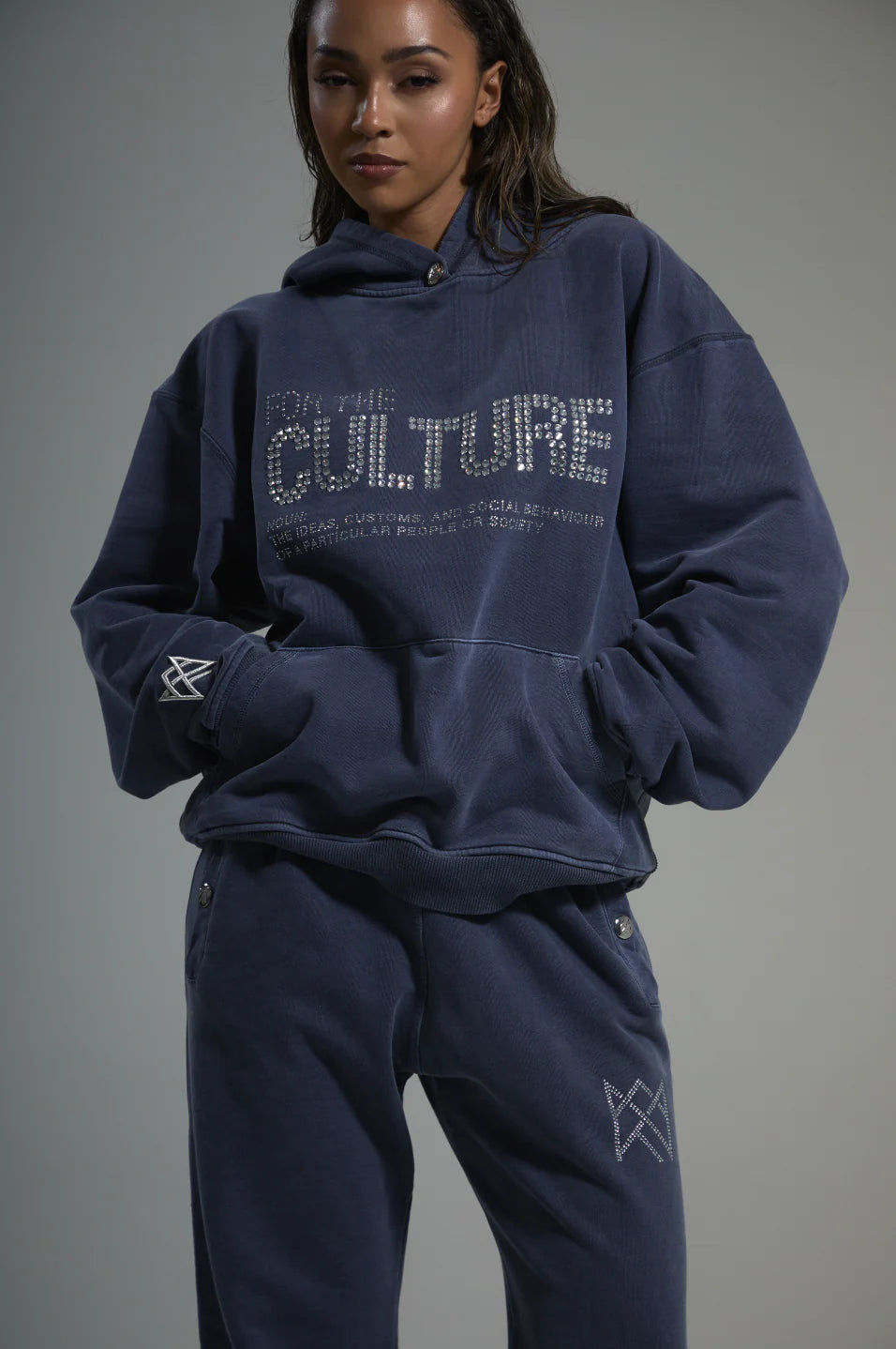Get 60% off For The Culture Crystal Hoodie today only ✨
