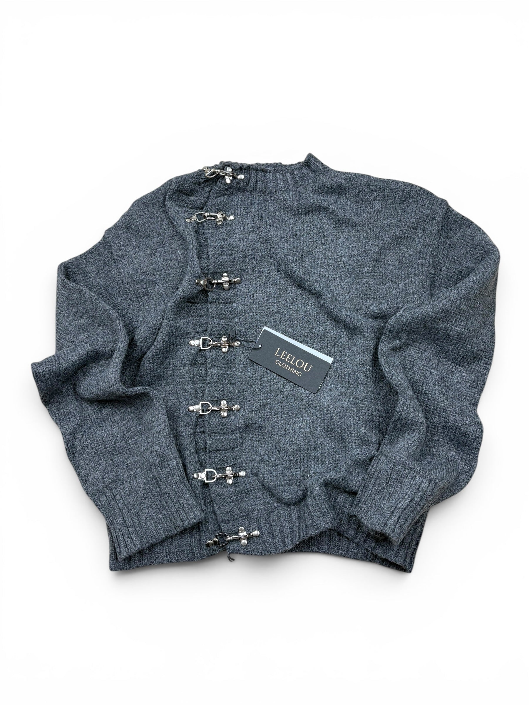 Hook Closure Cardigan