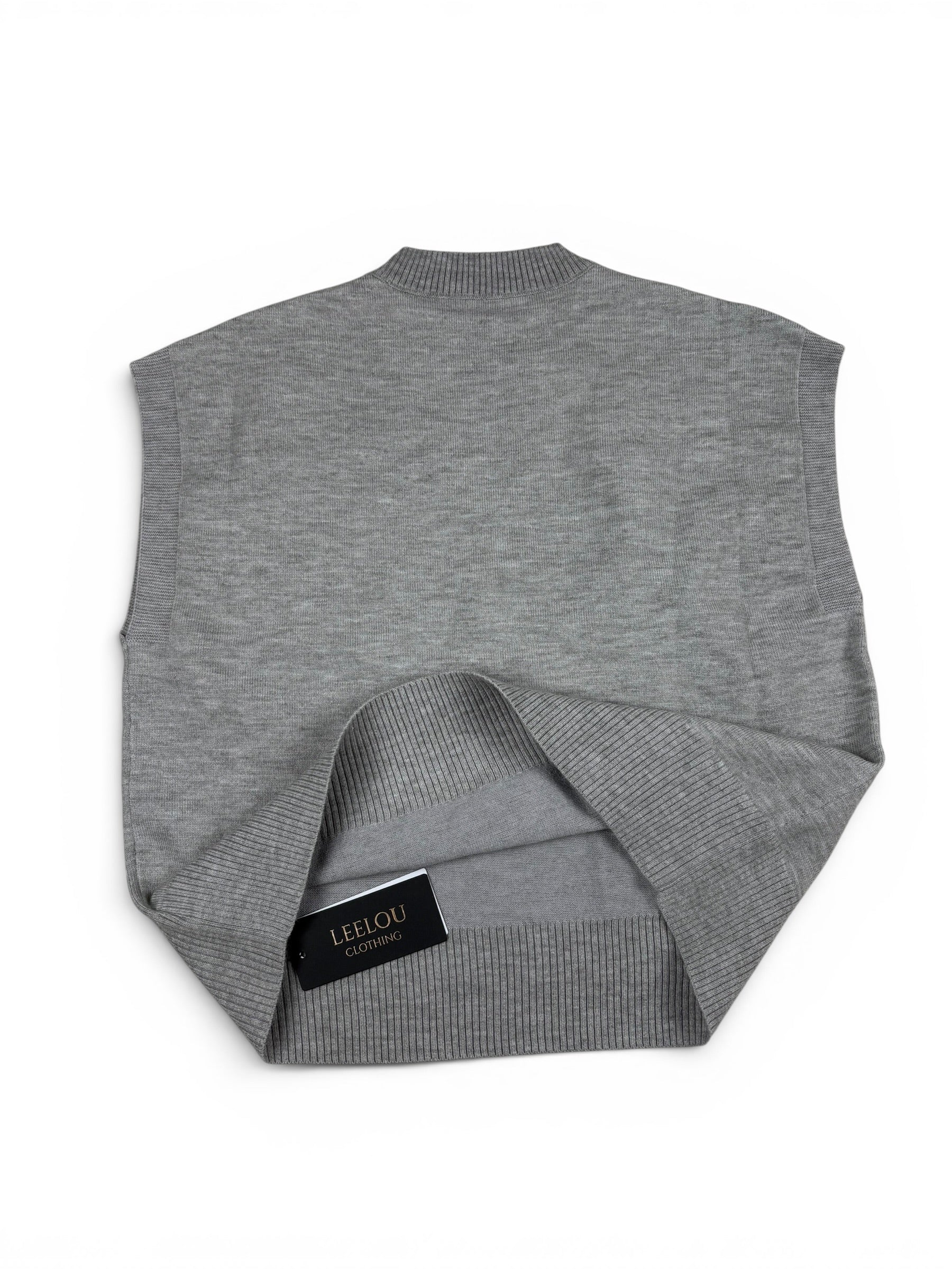 Flower Relief Knit Top