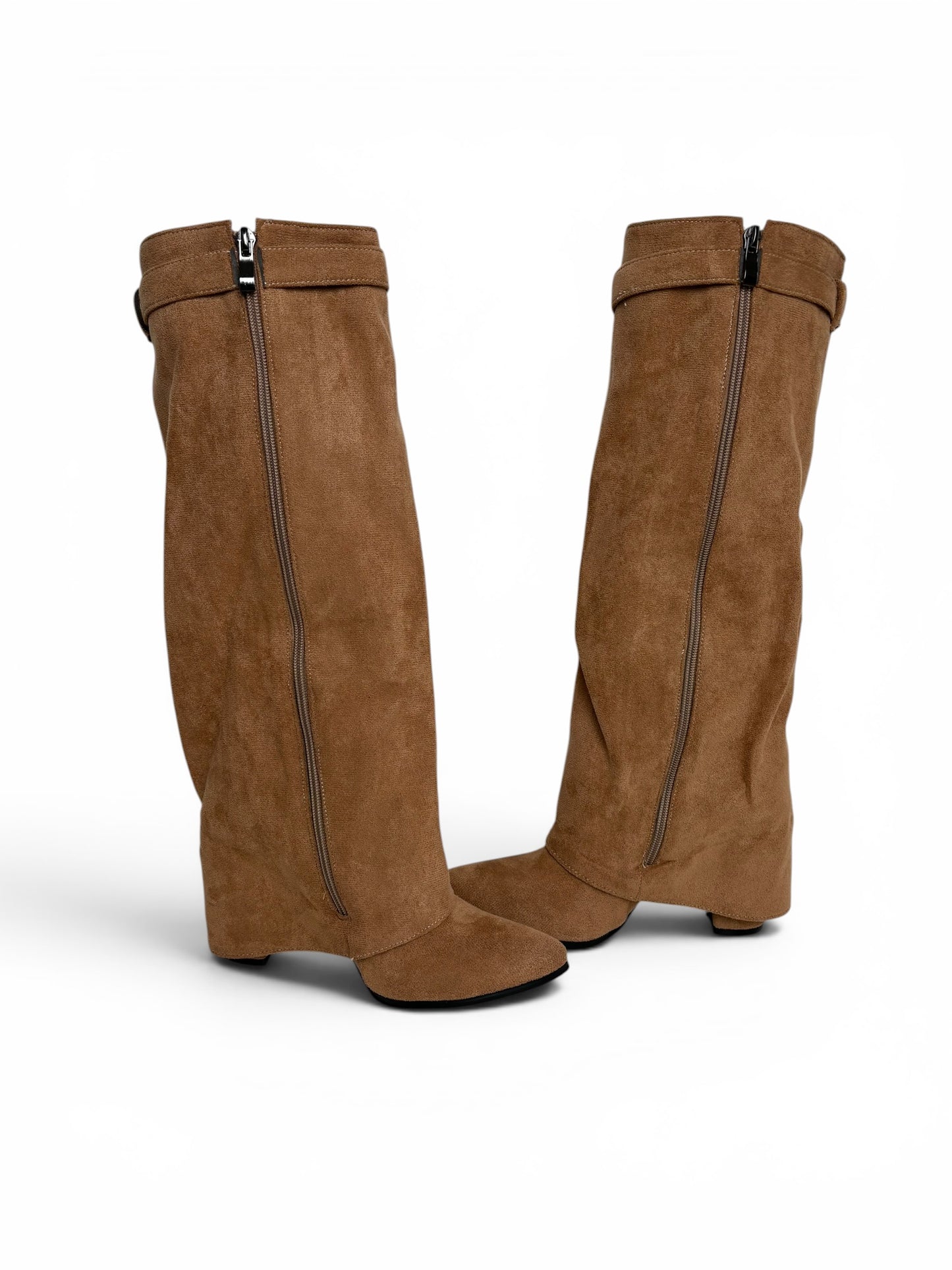 Knee High Buckle Boots