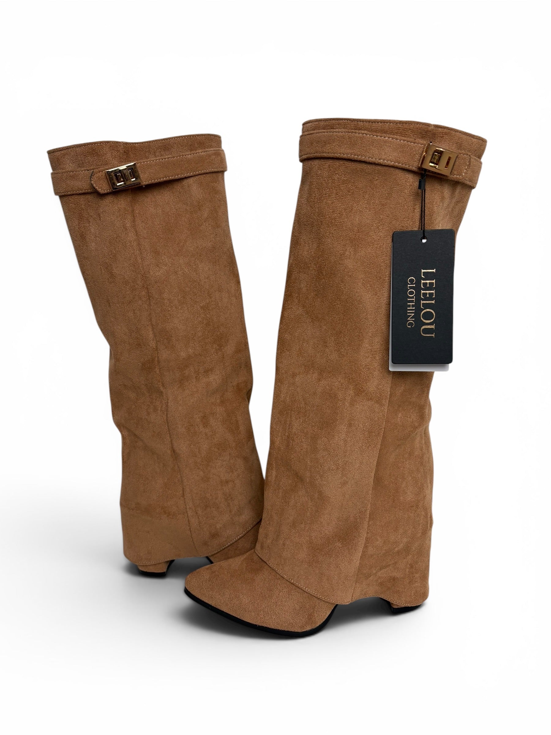 Knee High Buckle Boots