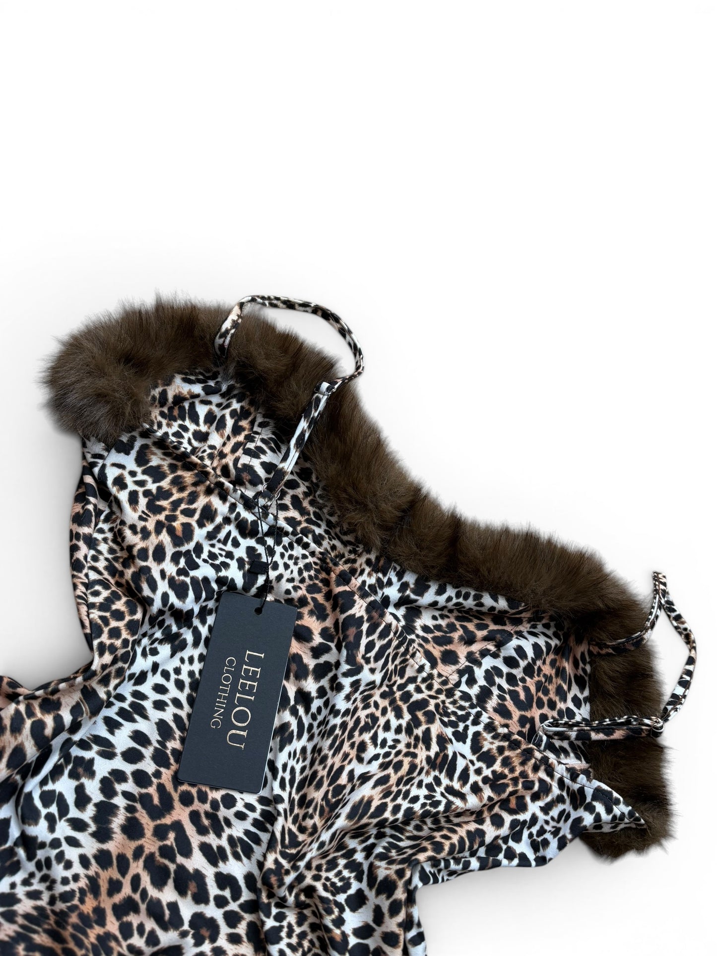 Leopard Print Fur Top