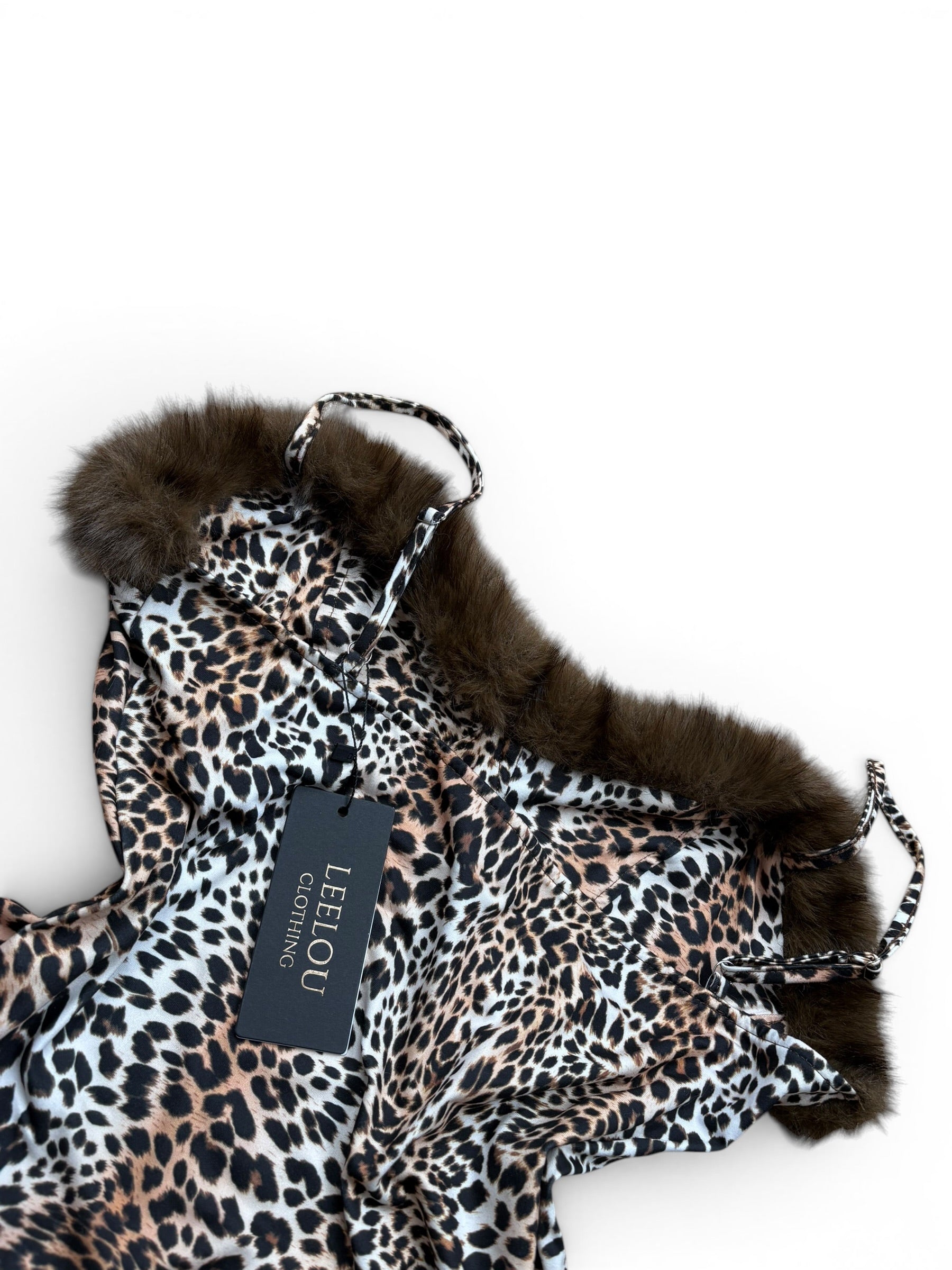 Leopard Print Fur Top