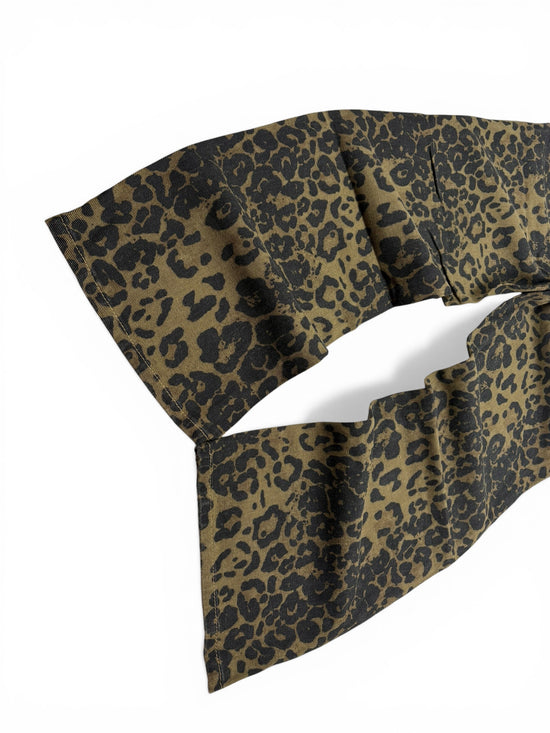 Leopard Baggy Jeans