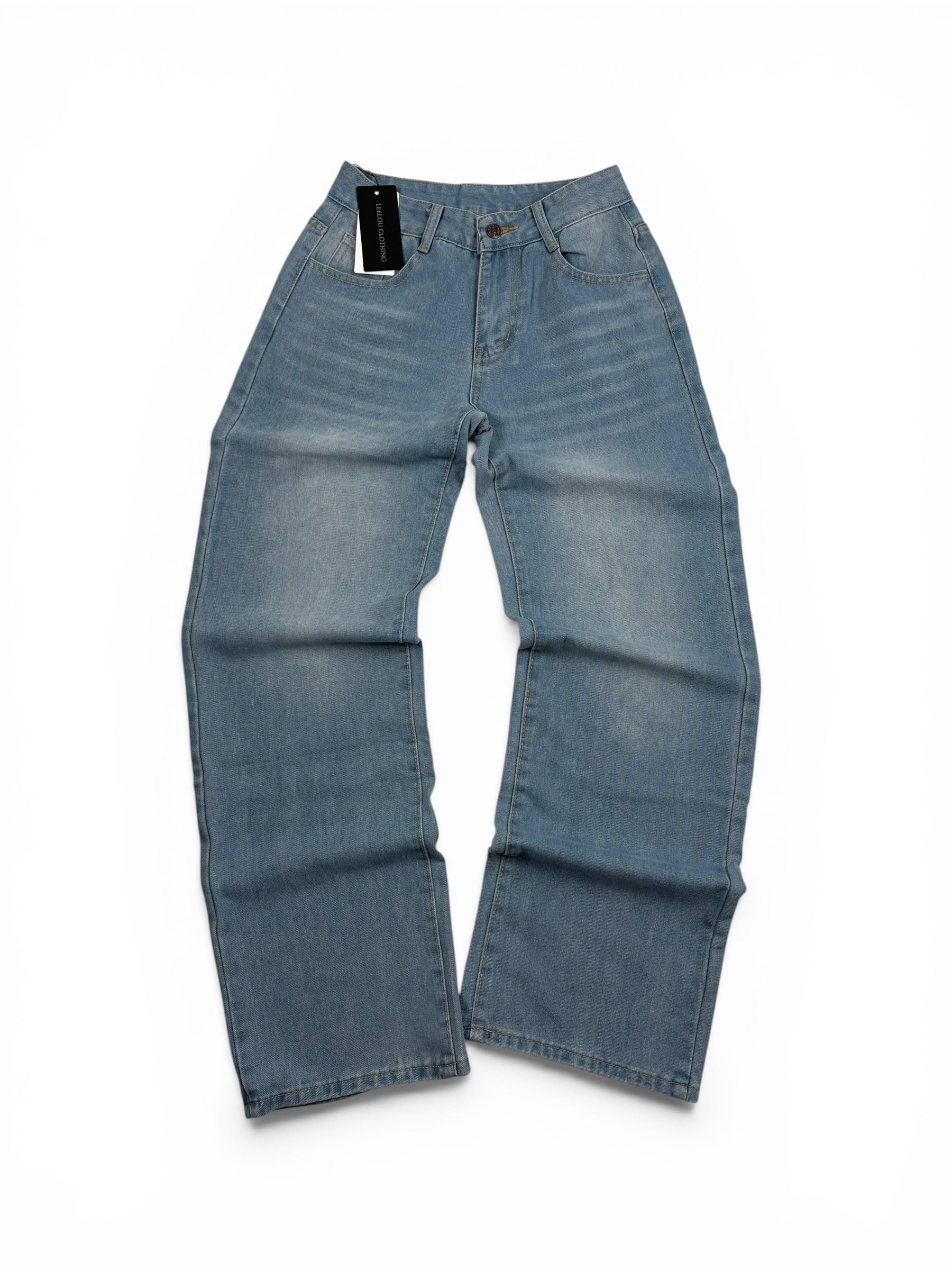 Leopard Star Pocket Jeans