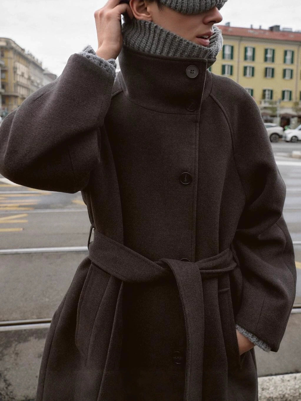 Get 60% off Wrap Coat today only 🩶🤎