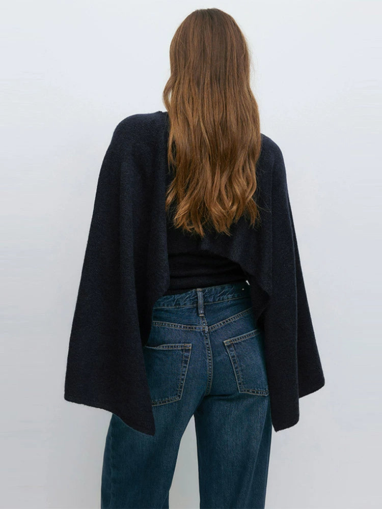 Get 60% off Knitted Cape Top Today Only ☕