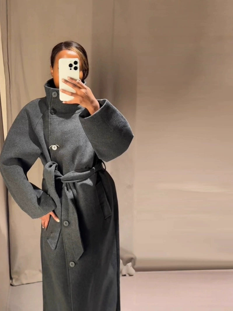 Get 60% off Wrap Coat today only 🩶🤎