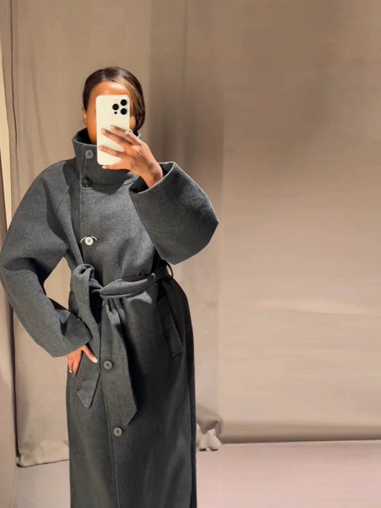 Get 60% off Wrap Coat today only 🩶🤎