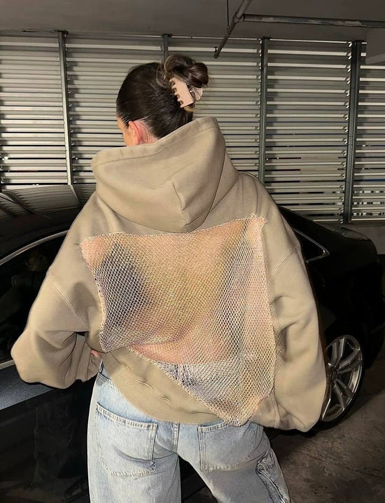 Profitez aujourd'hui seulement de 60 % de réduction sur le sweat à capuche Crystal Back ✦