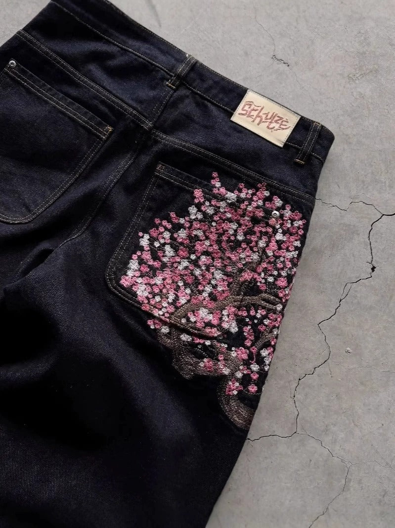 Profitez aujourd'hui seulement de 60 % de réduction sur les jeans à fleurs 🌸👖