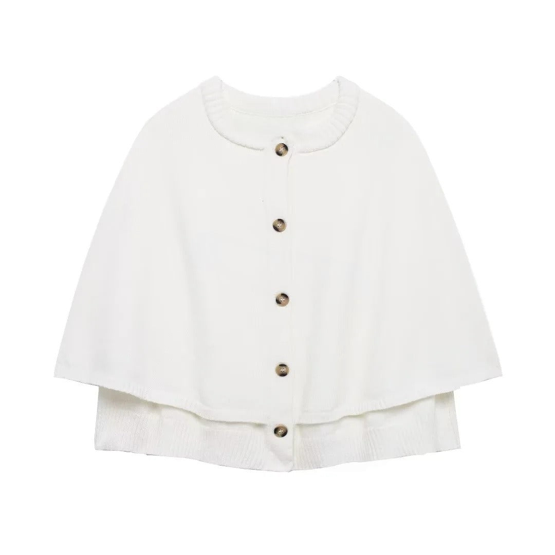 Get 60% off Knit Cape Jacket today only 🧥✨