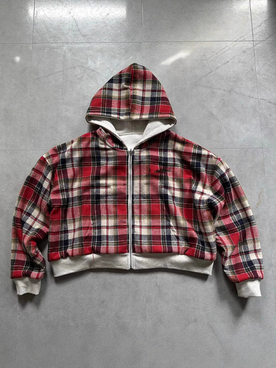 Sichern Sie sich heute 60 % Rabatt auf den wendbaren Karohoodie 🔄