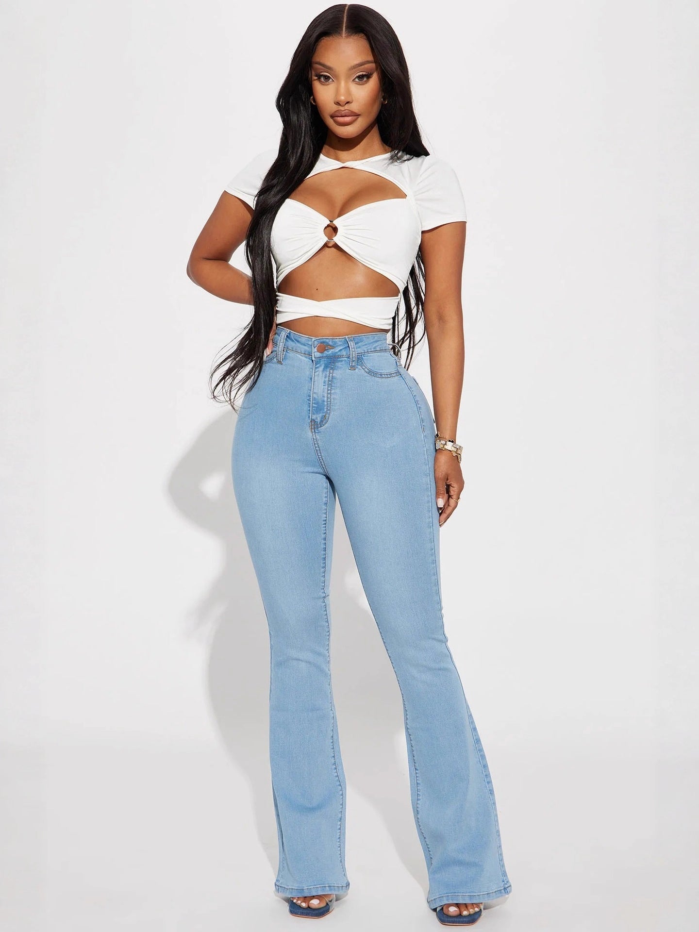 Get 60% off BBL Flare Jeans today only 🍑✨