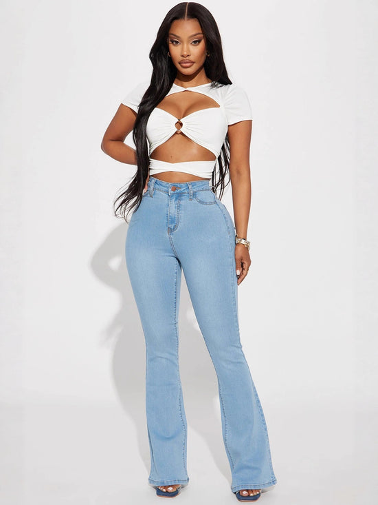 Get 60% off BBL Flare Jeans today only 🍑✨