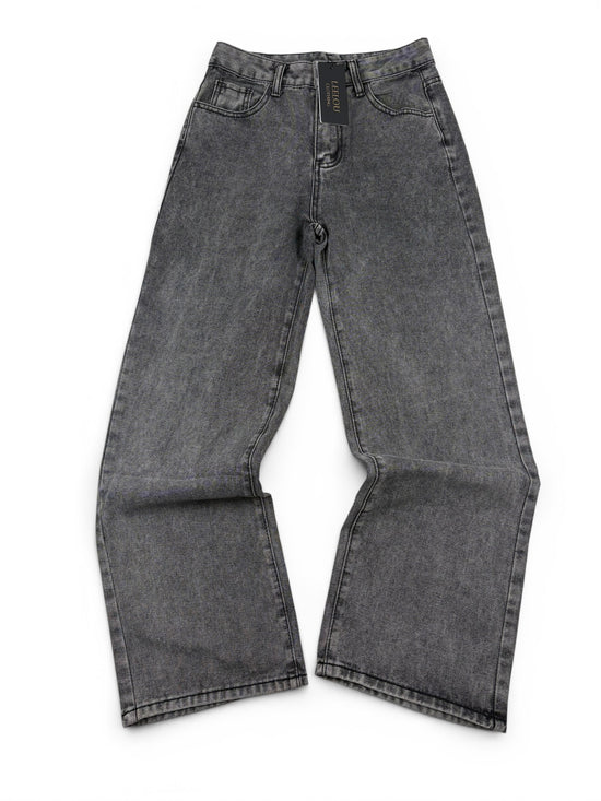 Pink Bow Pocket Baggy Jeans