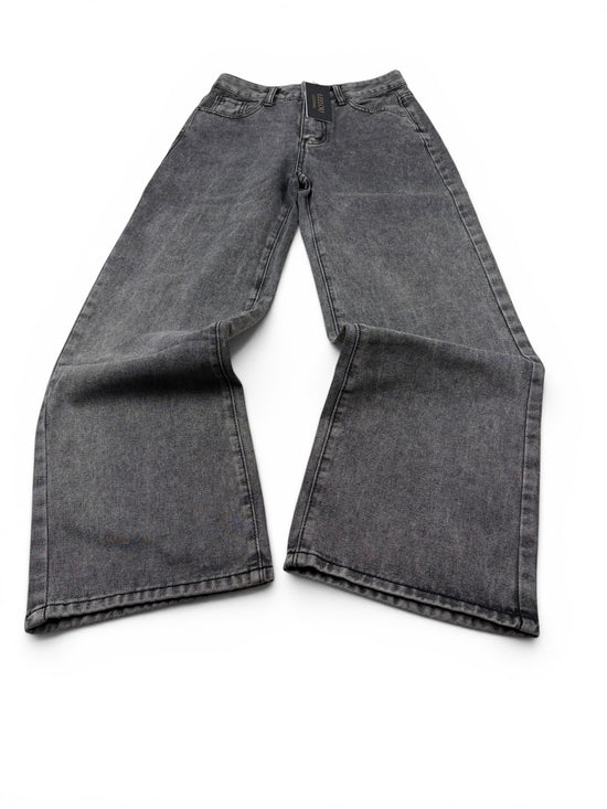 Pink Bow Pocket Baggy Jeans