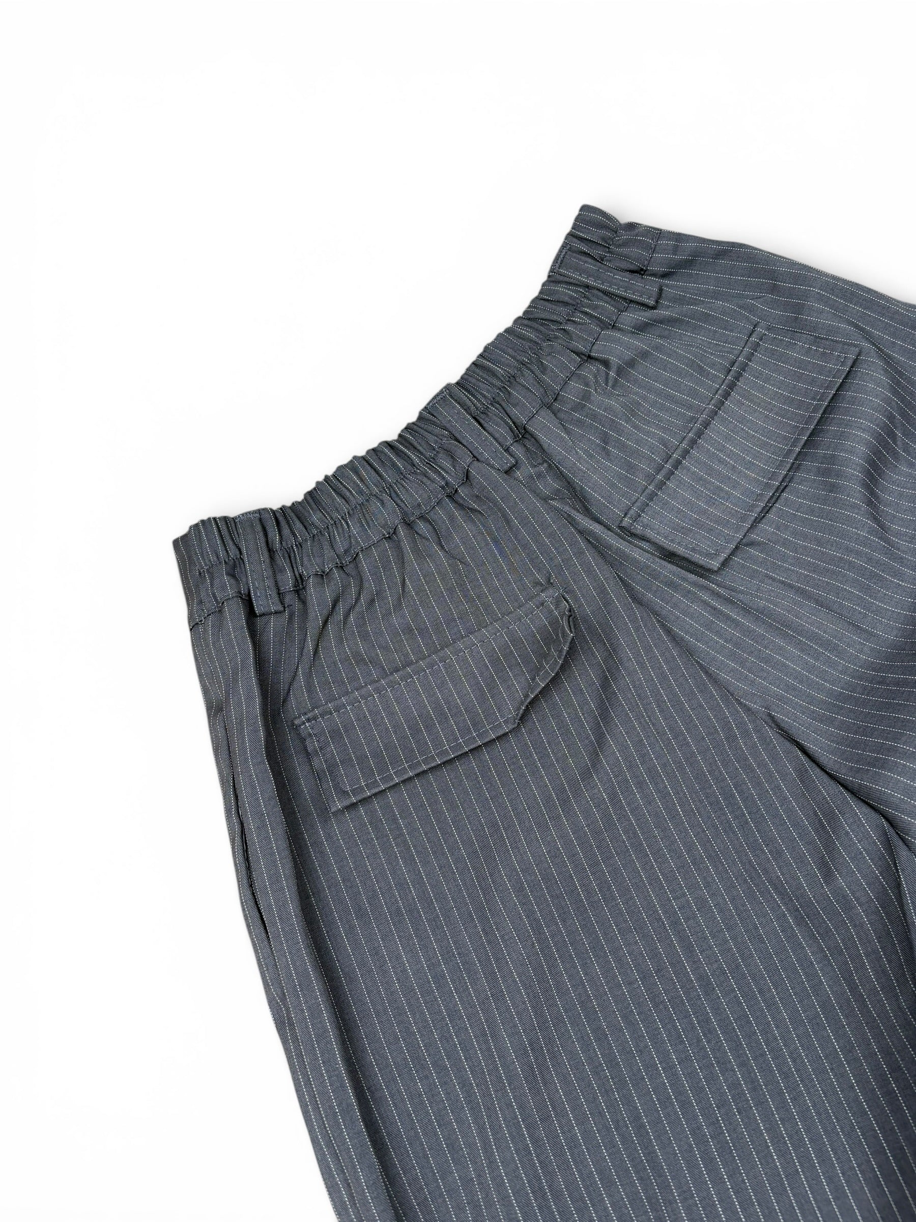 Pinstripe Wide Leg Pants