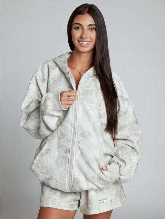 Profitez aujourd'hui seulement de 60 % de réduction sur le sweat à capuche zippé camouflage 🪖