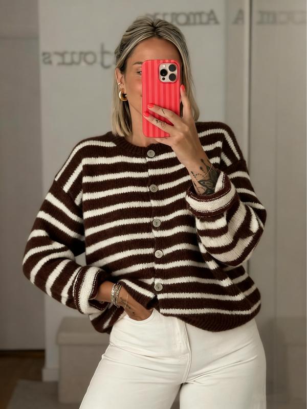 Get 70% off Cozy Stripe Knit today only ❤️🤍