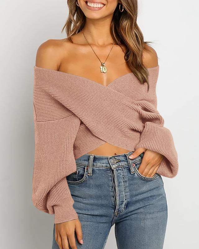 Profitez aujourd'hui seulement de 60 % de réduction sur le pull croisé 🤎