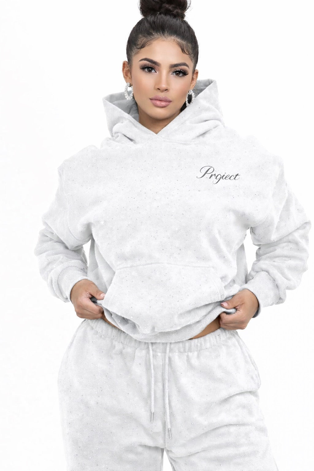 Get 60% off Rhinestone Hoodie today only ✨