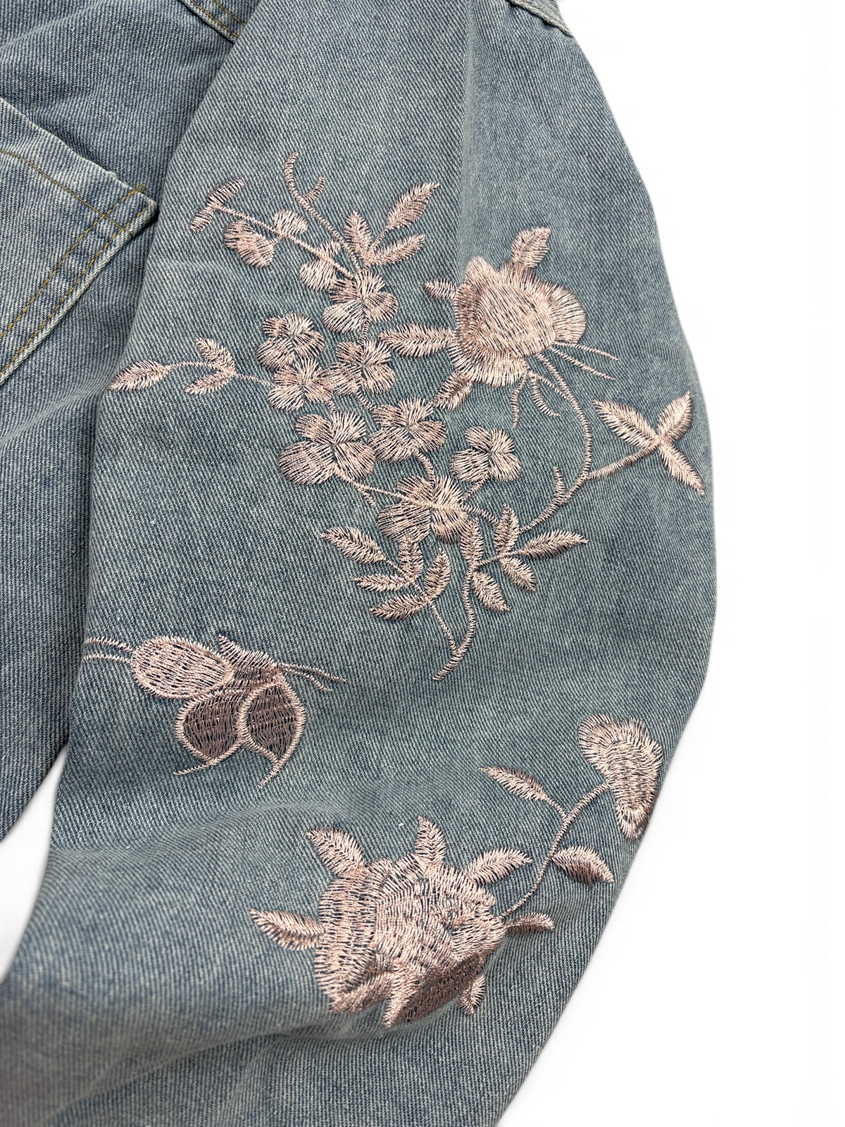 Pink Embroidered Jacket Asian Style 🎀