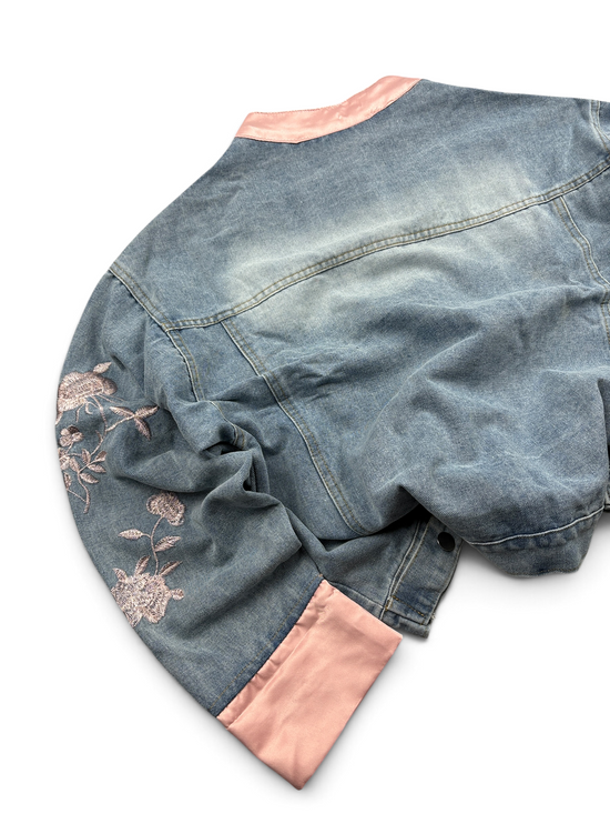 Pink Embroidered Jacket Asian Style 🎀