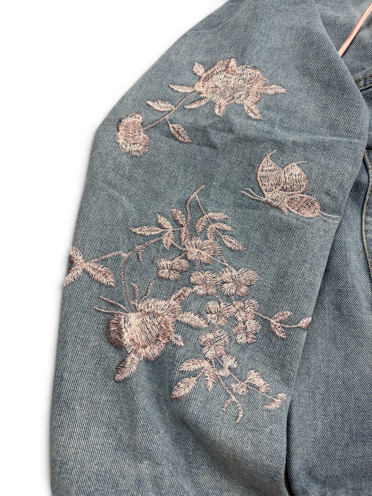 Pink Embroidered Jacket Asian Style 🎀