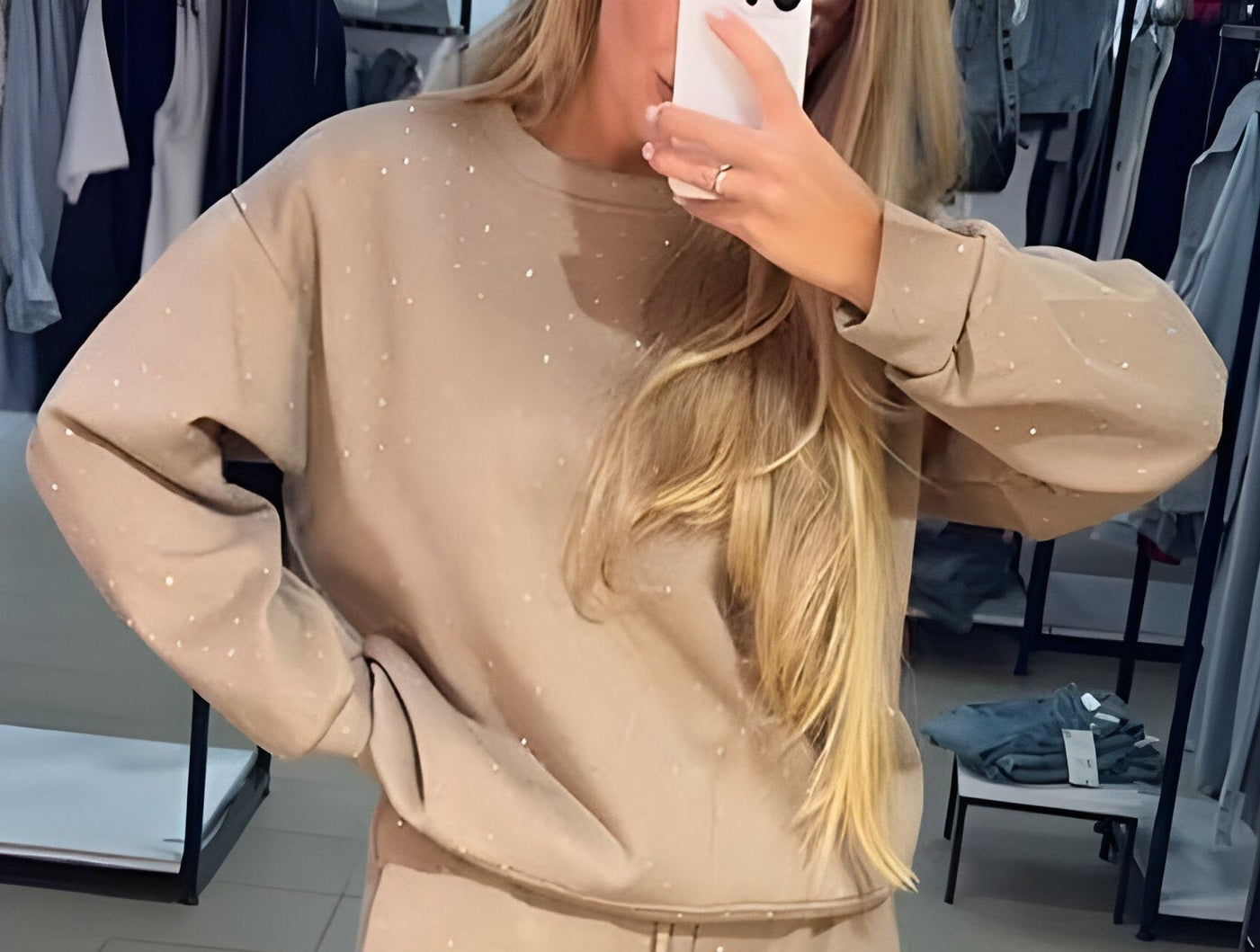 Get 60% off Sparkle Lounge Top today only ✨