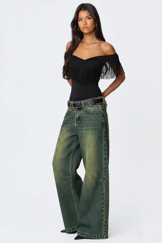 Get 60% Off Fringe Top Today Only ✨🖤